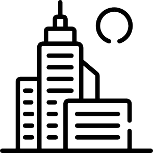 Cities covered icon