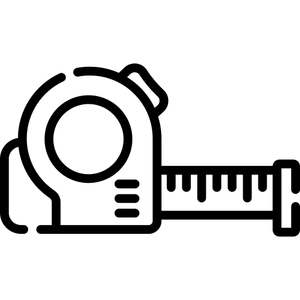 Square feet covered icon